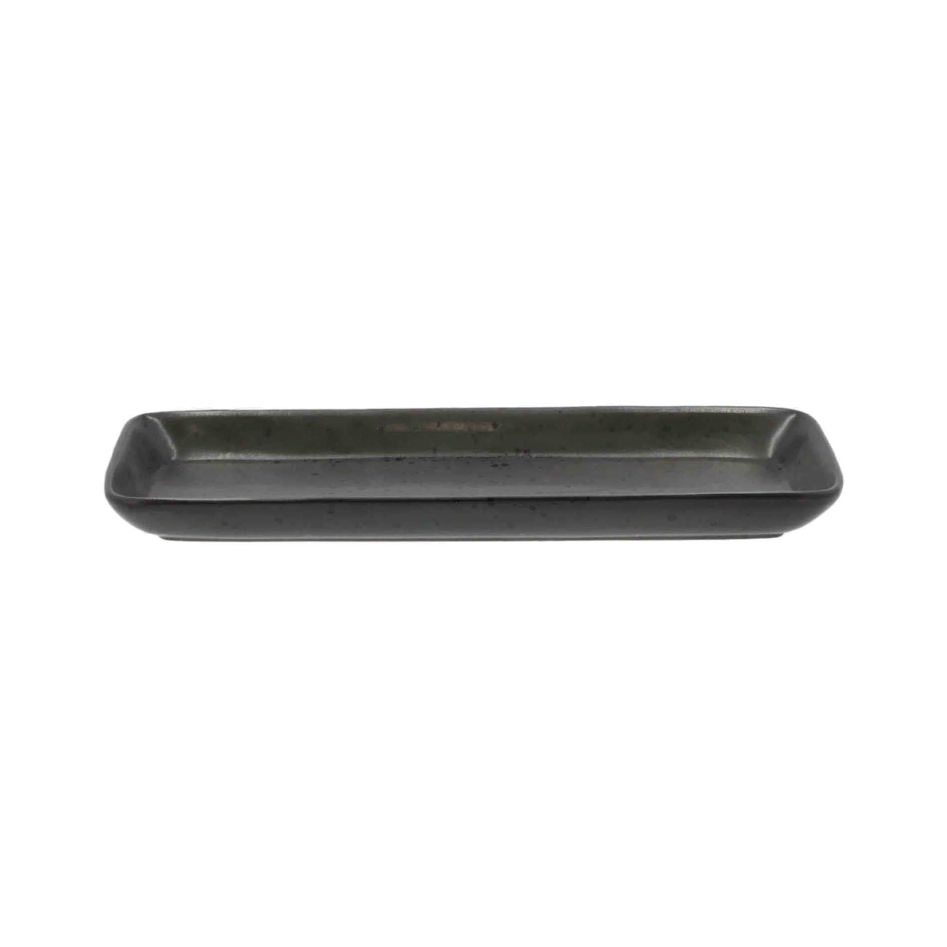 Bitz Living Stoneware Serving Dish 14x38 cm Mat Black